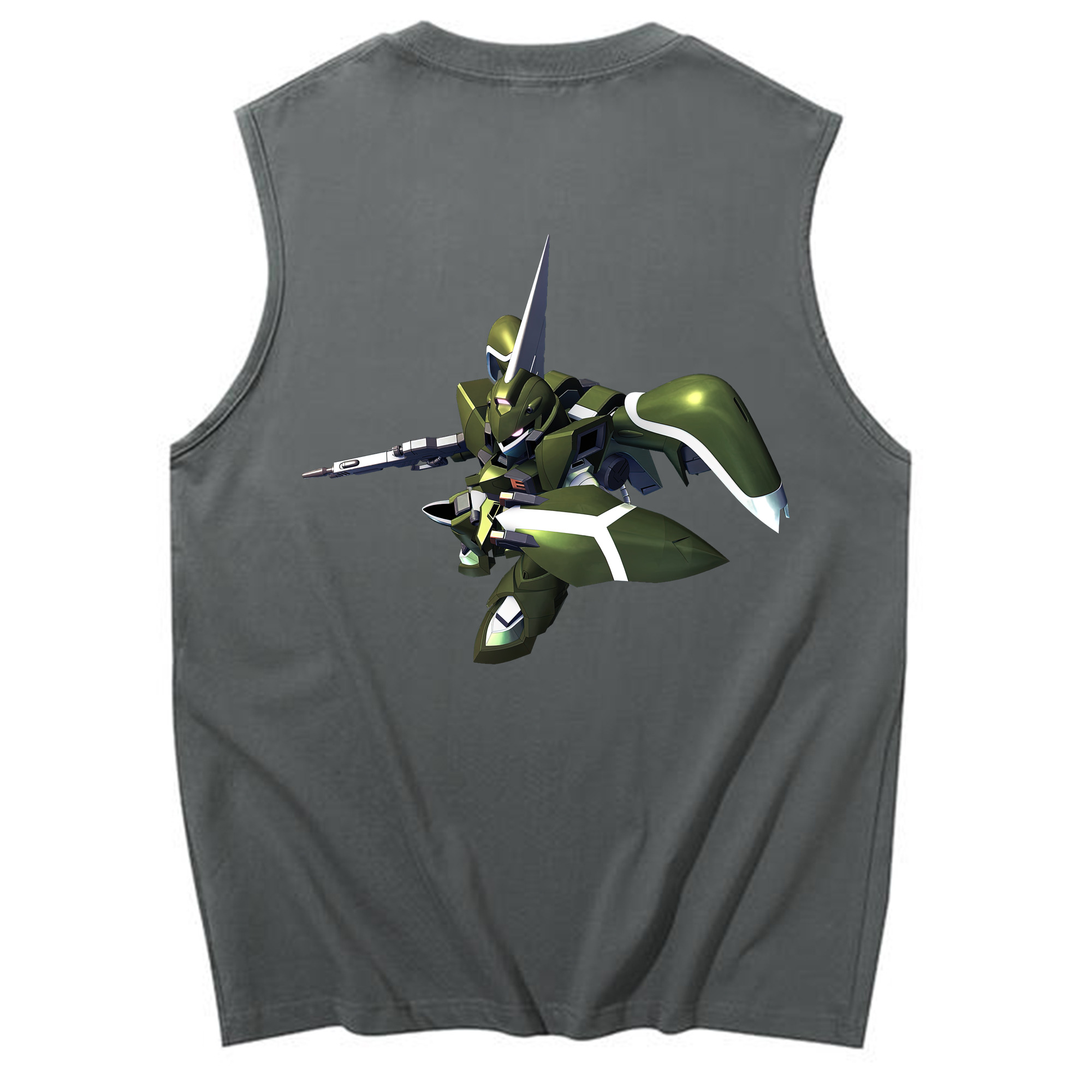 （画像用） 機動戦士ガンダム Mobile Suit Gundam コットン100％タンクトップ（背面プリント）